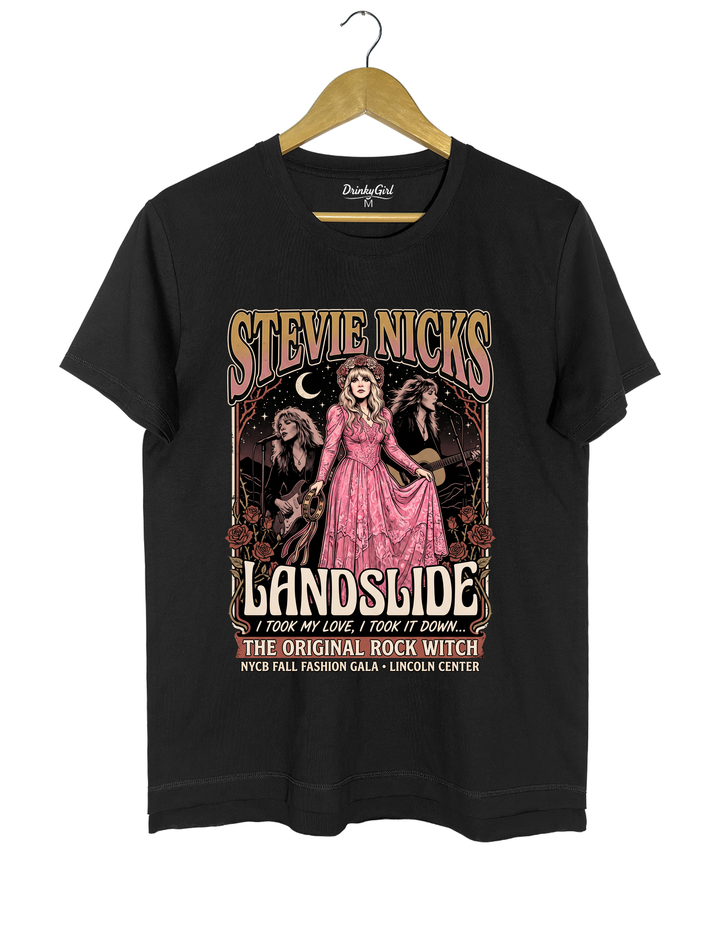 Vintage Stevie Nicks Landslide Tee - Black