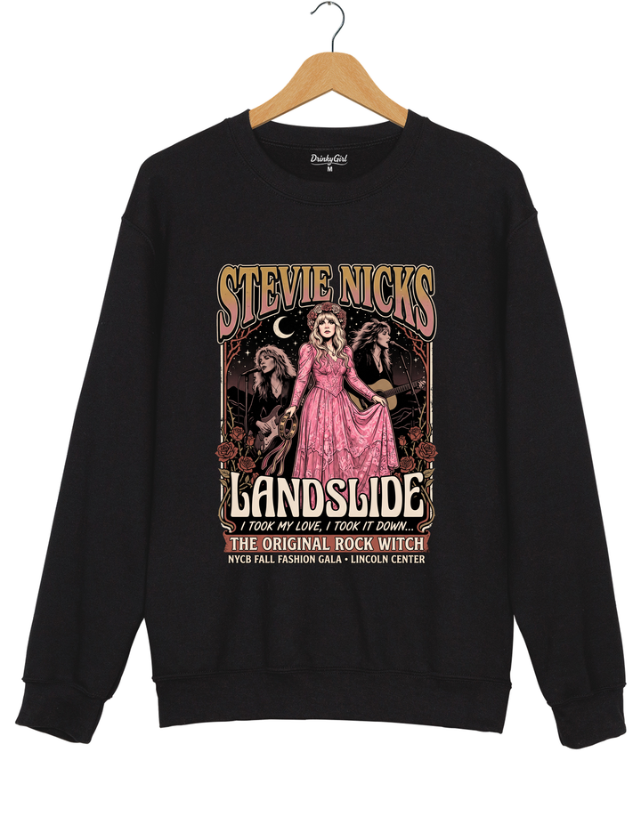 Vintage Stevie Nicks Landslide Sweatshirt - Black