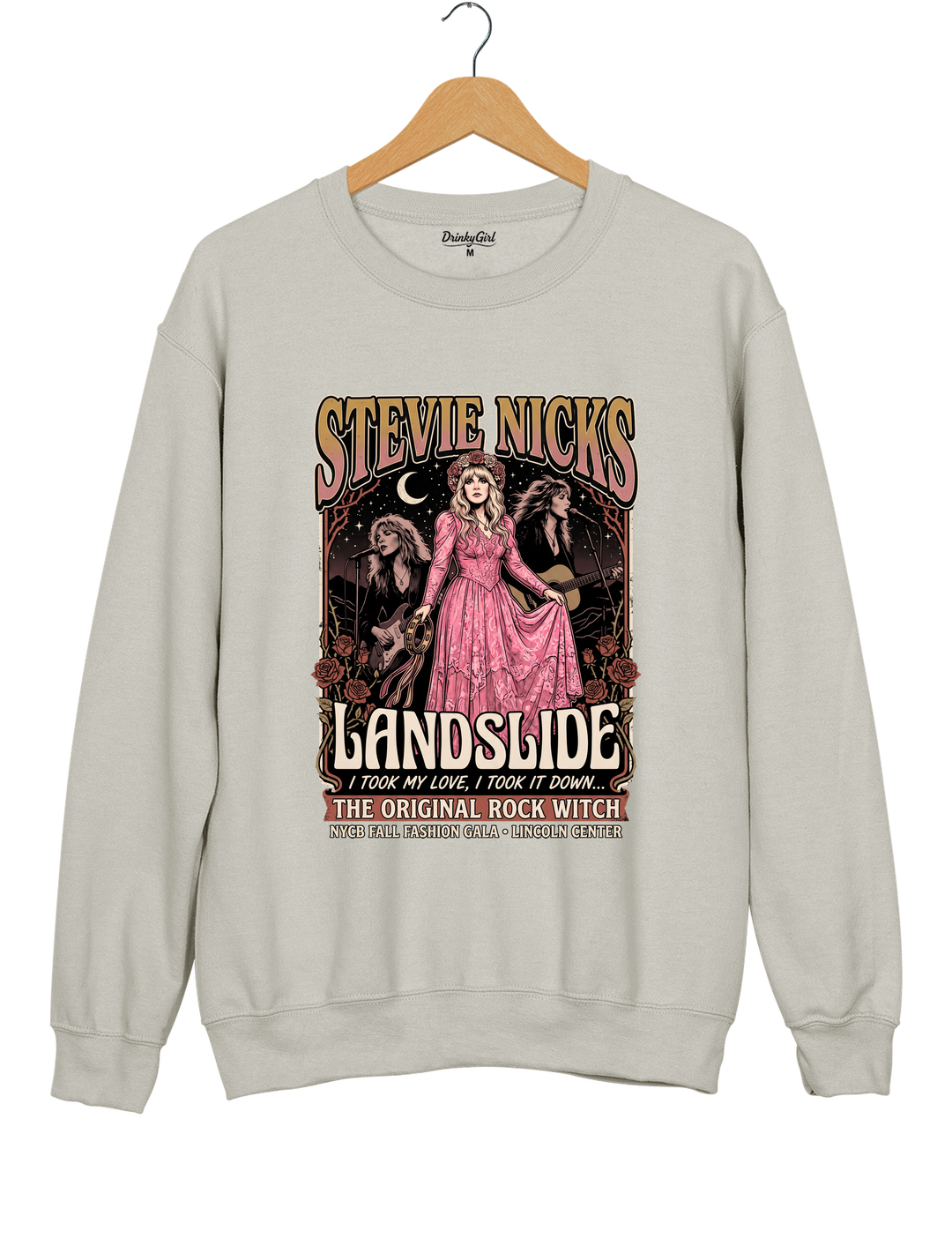 Vintage Stevie Nicks Landslide Sweatshirt - Gray
