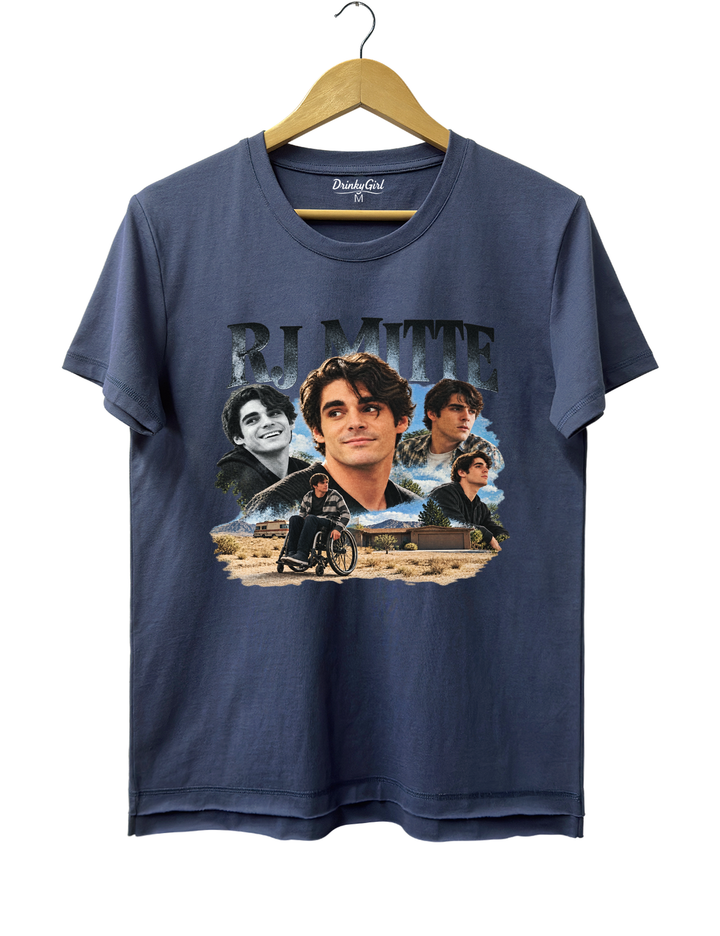 RJ Mitte Memorial Tee - Navy Blue