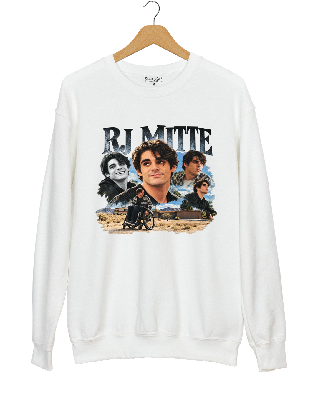 RJ Mitte Memorial Sweatshirt - White