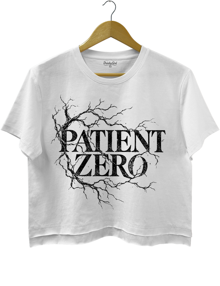 Patient Zero Taylor Crop Top - White