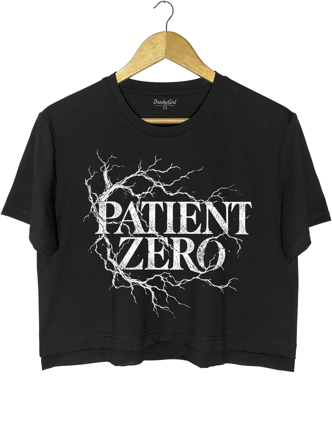 Patient Zero Taylor Crop Top - Black