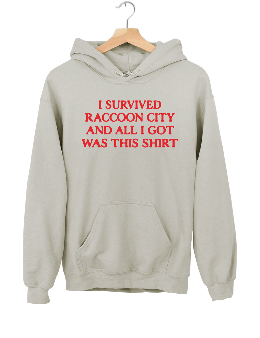 I Survived Raccoon City Resident Evil Hoodie - Gray