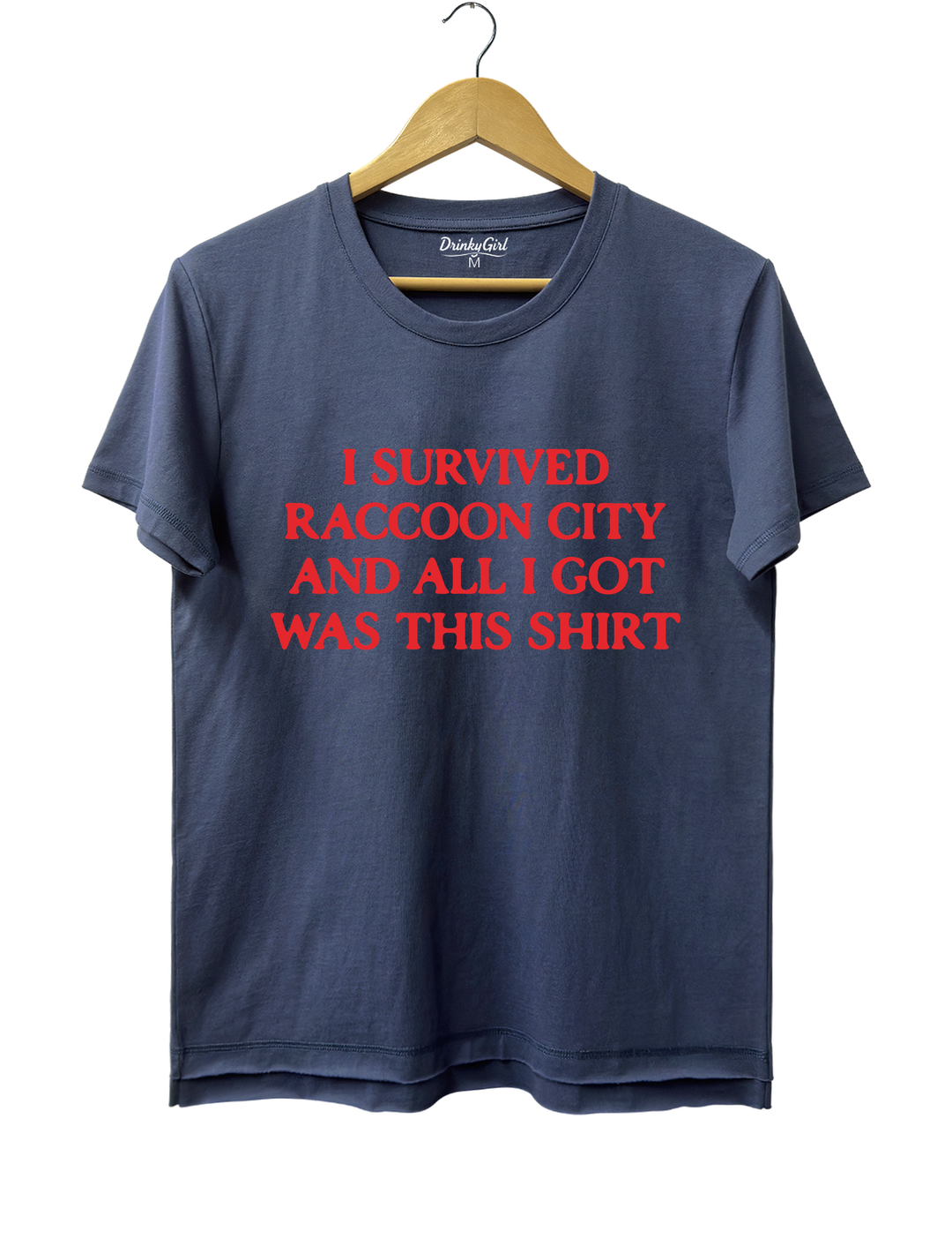 I Survived Raccoon City Resident Evil Tee - Navy Blue