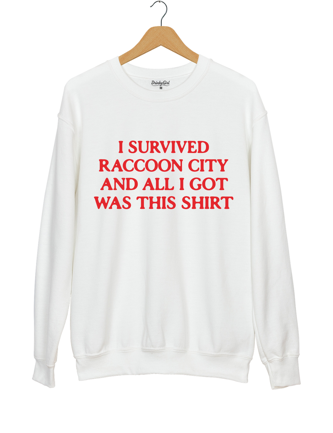 I Survived Raccoon City Resident Evil Sweatshirt - White
