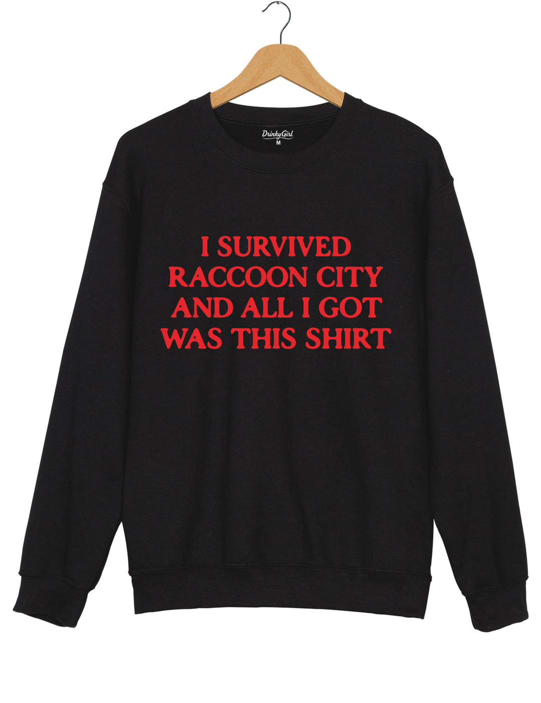 I Survived Raccoon City Resident Evil Sweatshirt - Black