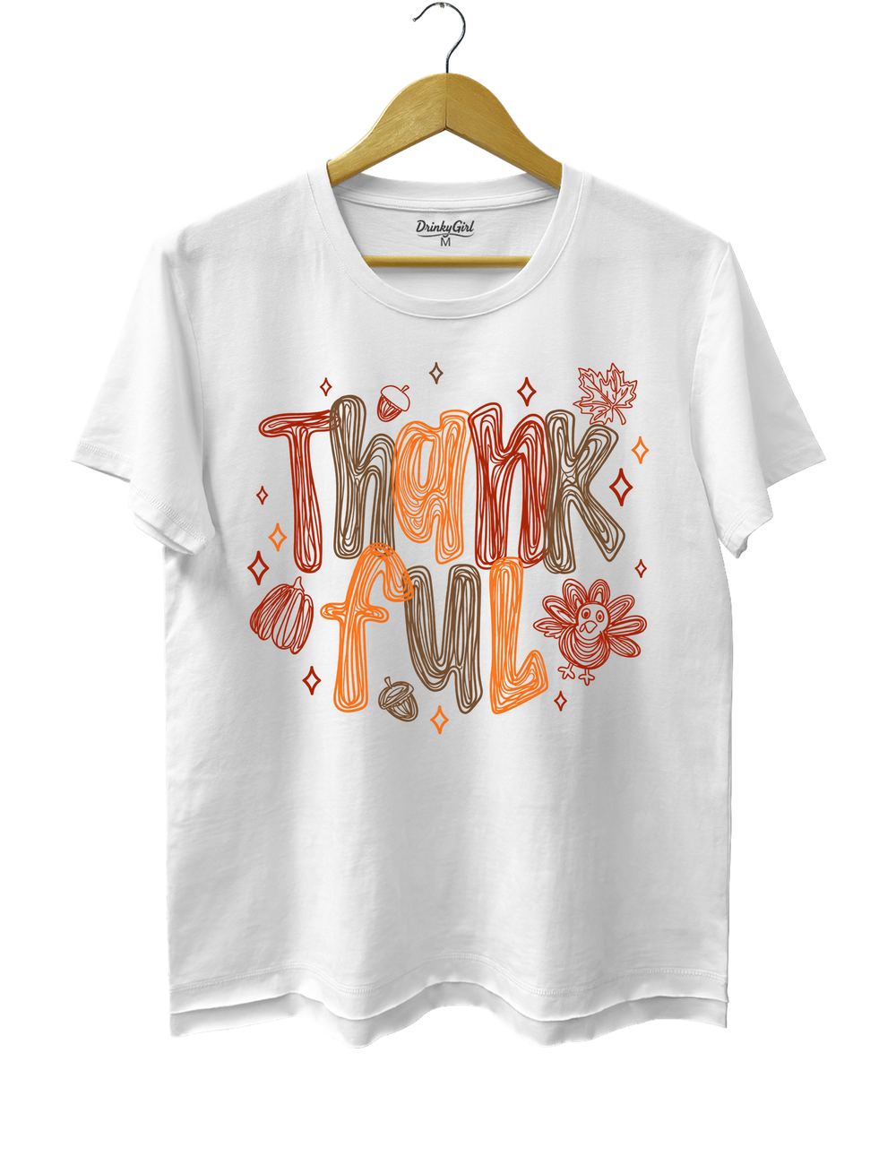 Thankful Tee - White