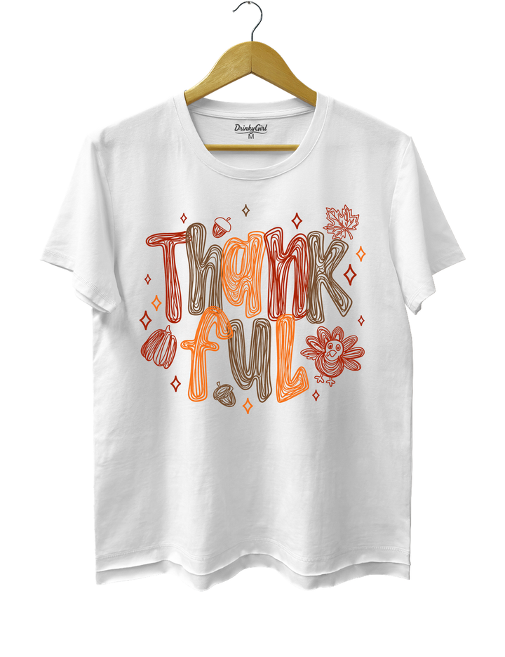 Thankful Tee - White