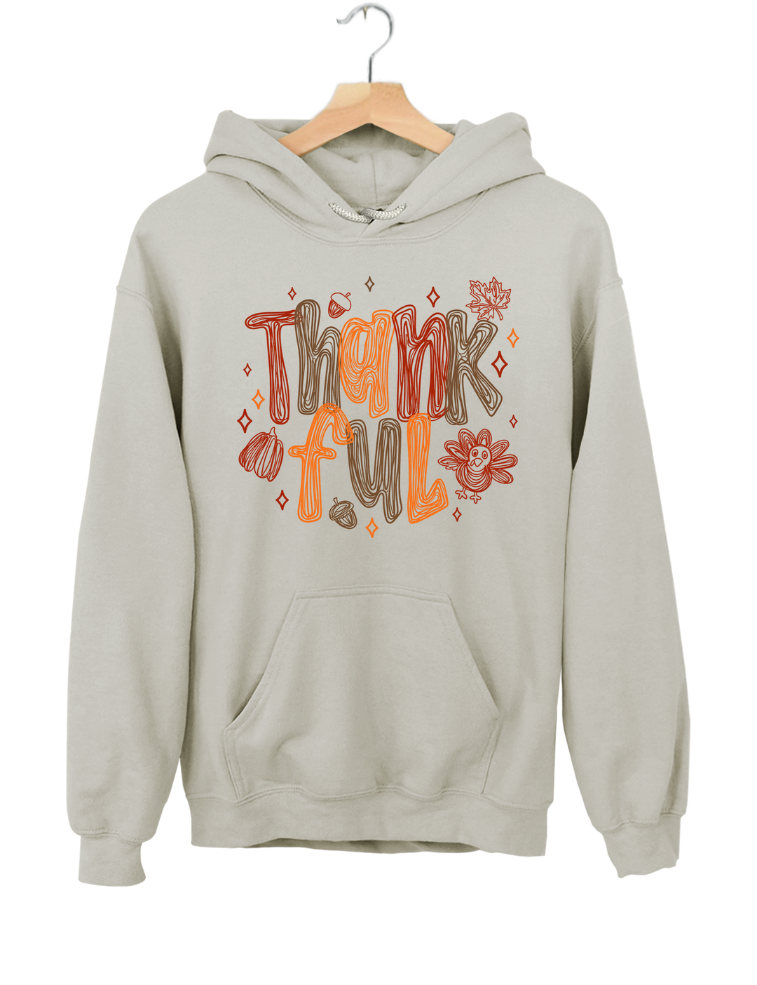 Thankful Hoodie - Gray