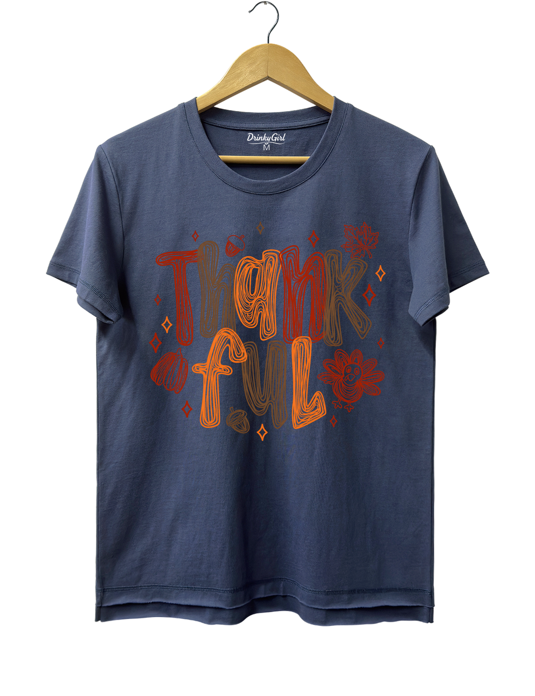 Thankful Tee - Navy Blue