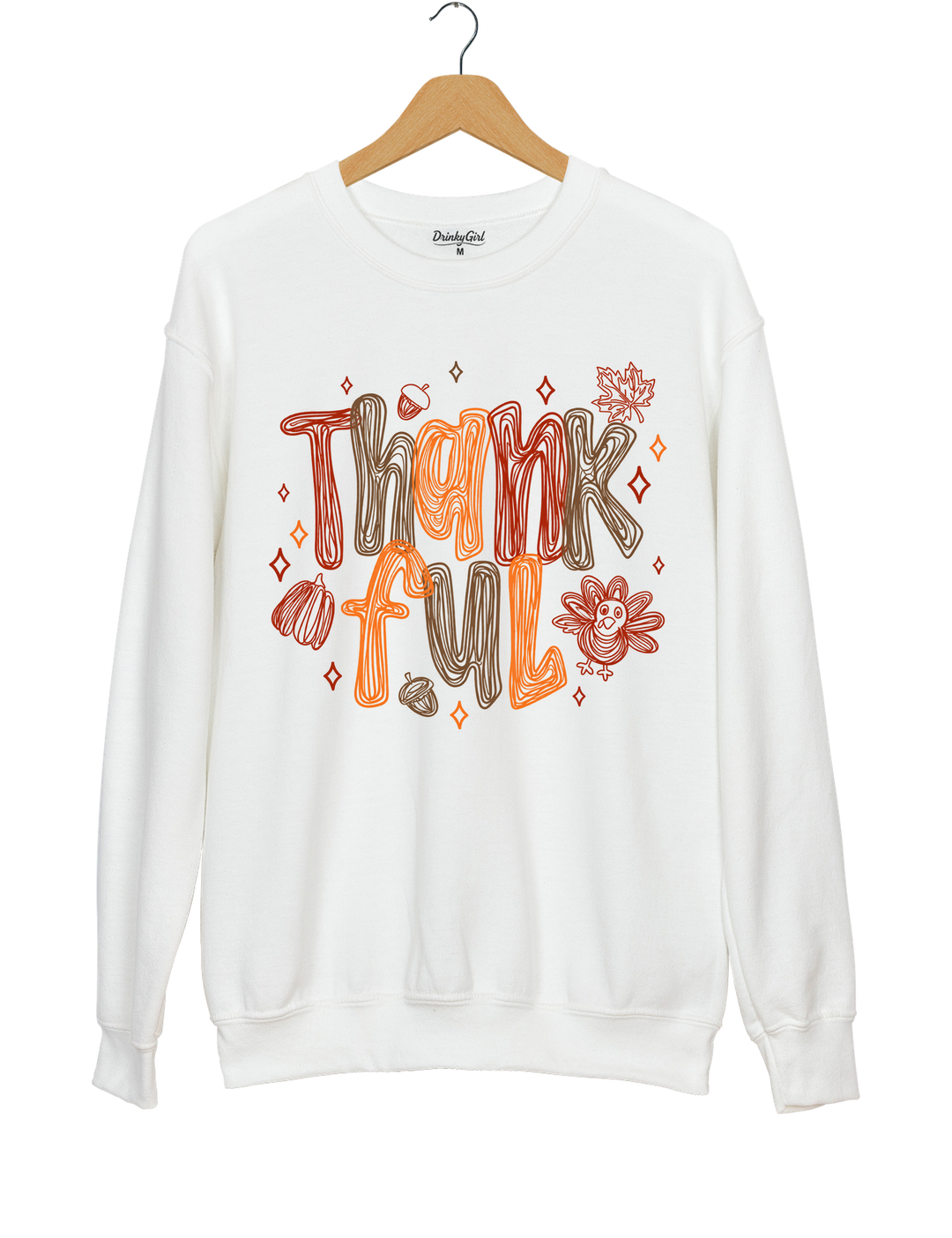 Thankful Sweatshirt - White