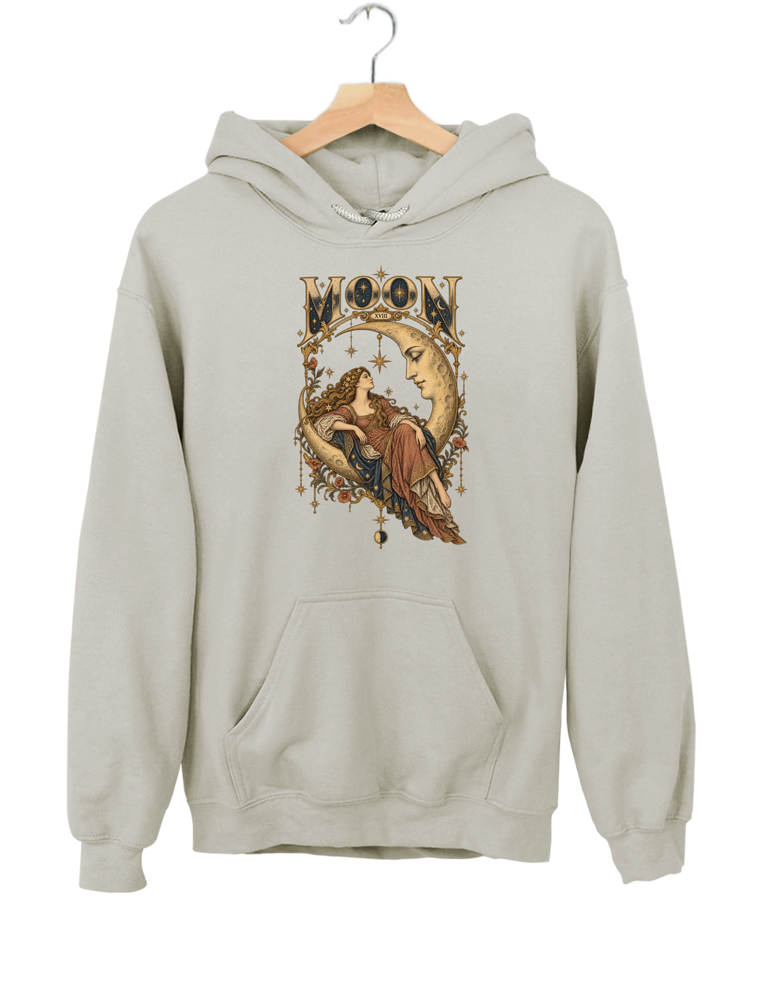 Celestial Moon Tarot Hoodie