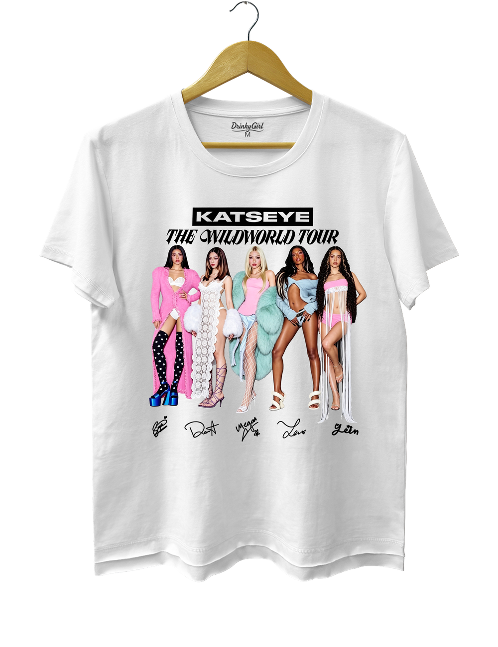 KATSEYE Girls 2026 World Tour Tee - White