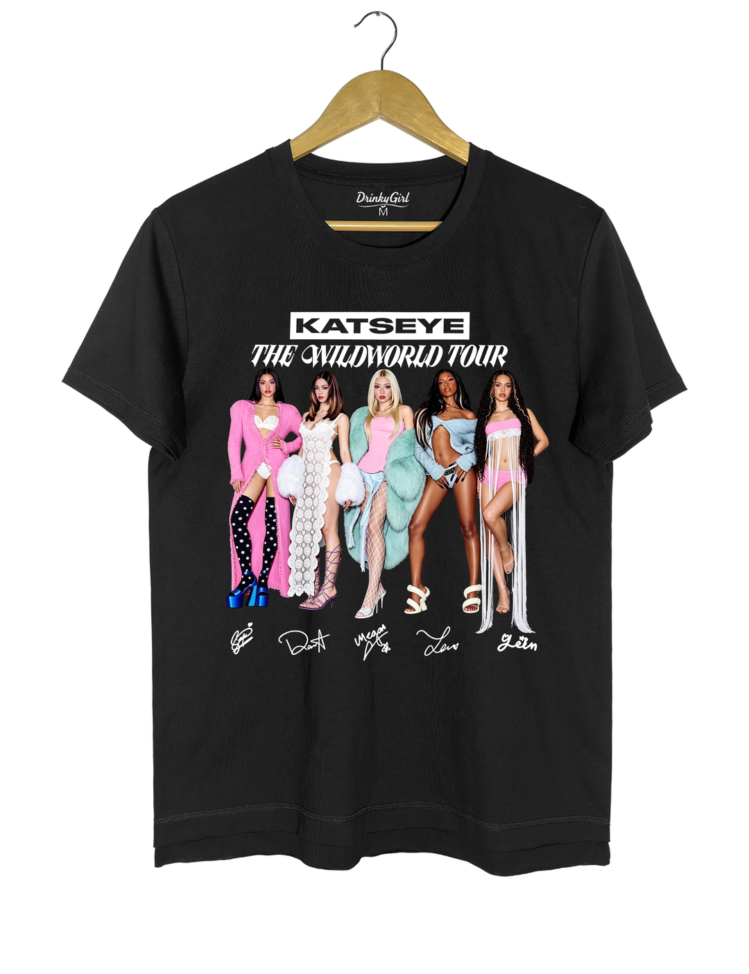 KATSEYE Girls 2026 World Tour Tee - Black