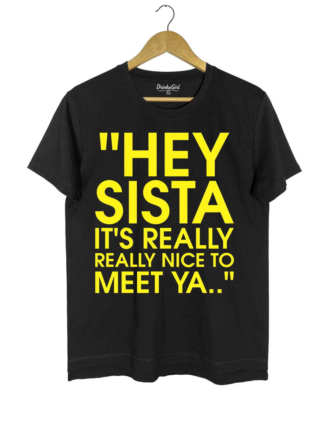 Hey Sista Graphic Tee - Black