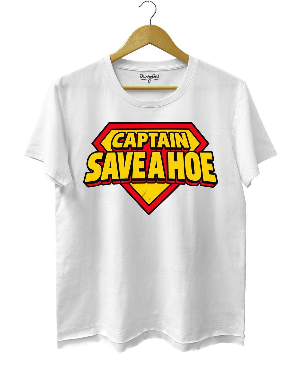 Captain Save A Hoe Tee - White