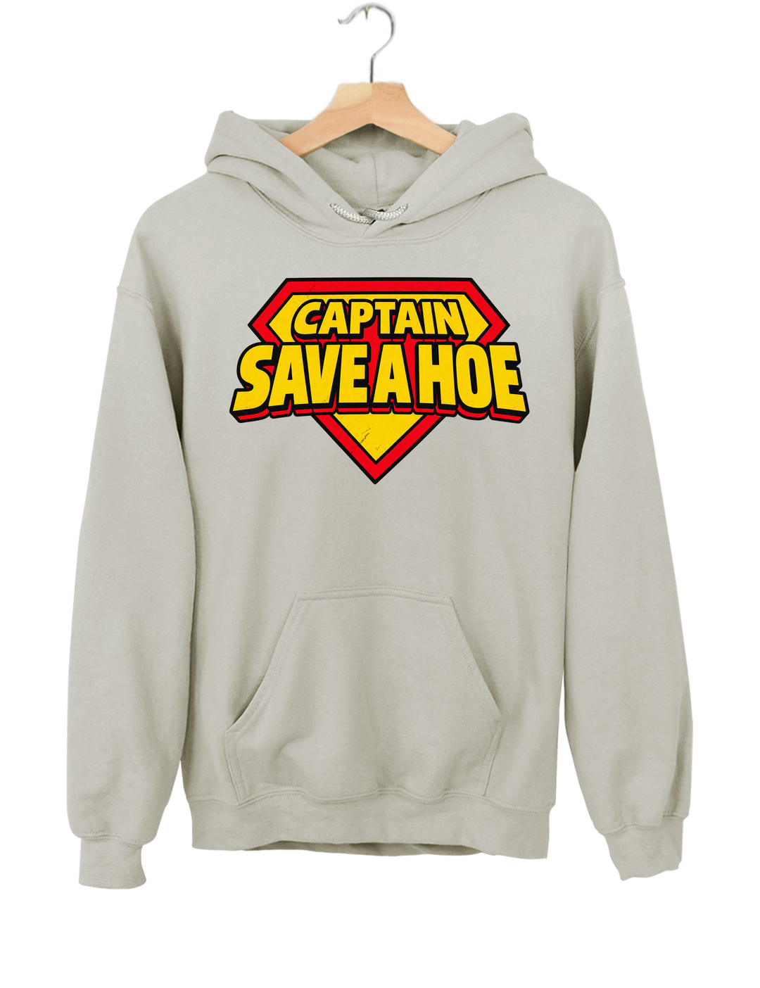 Captain Save A Hoe Hoodie - Gray