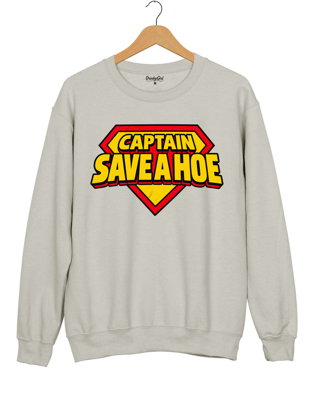 Captain Save A Hoe Sweatshirt - Gray