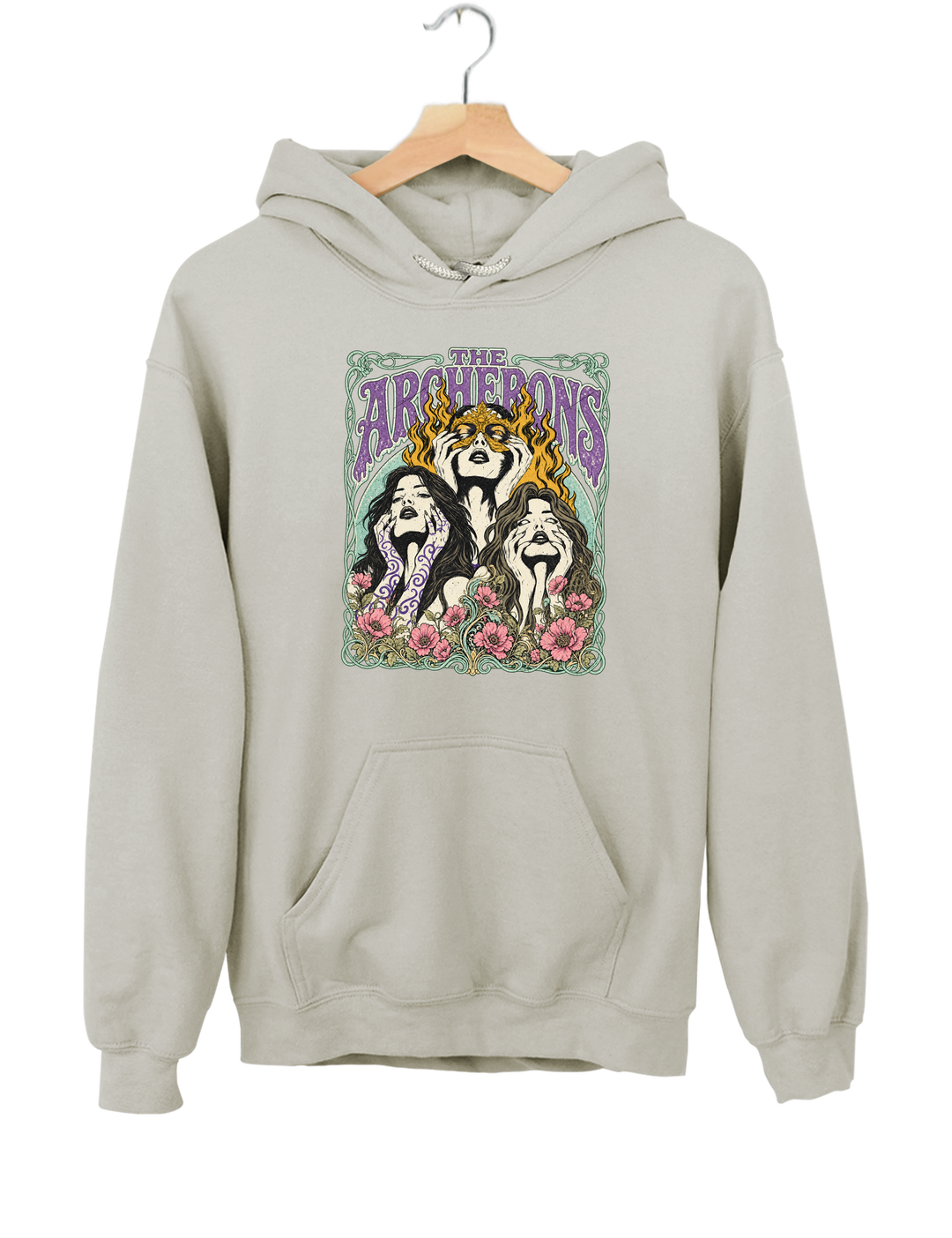 ACOTAR Archeron Sisters Hoodie - Gray