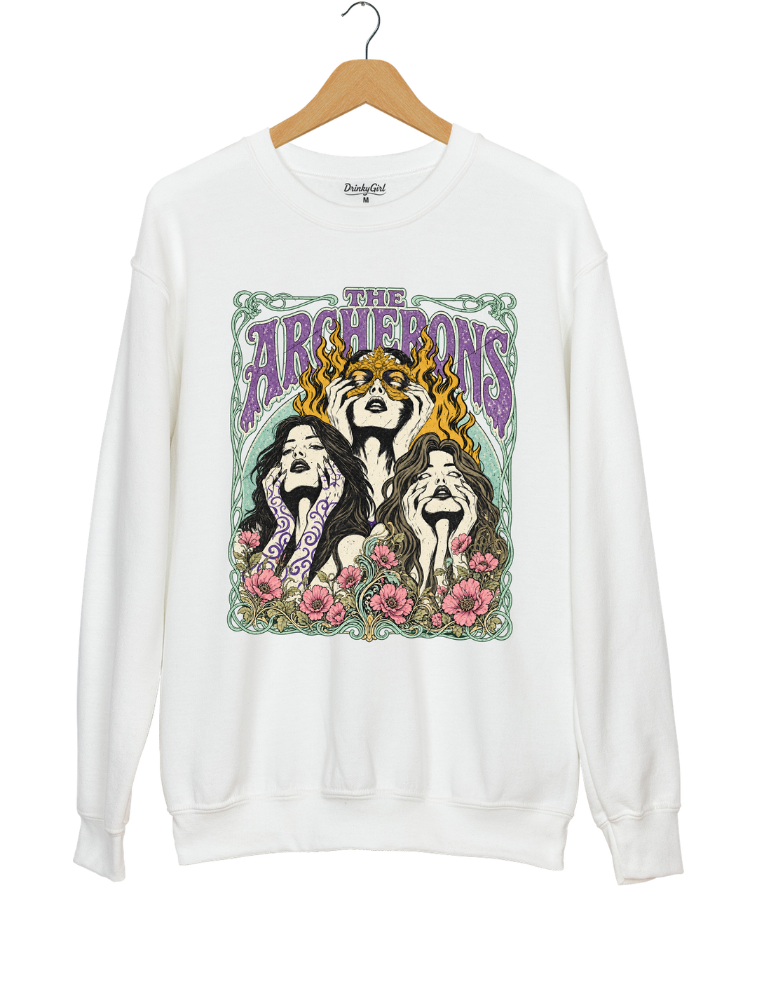 ACOTAR Archeron Sisters Sweatshirt - White