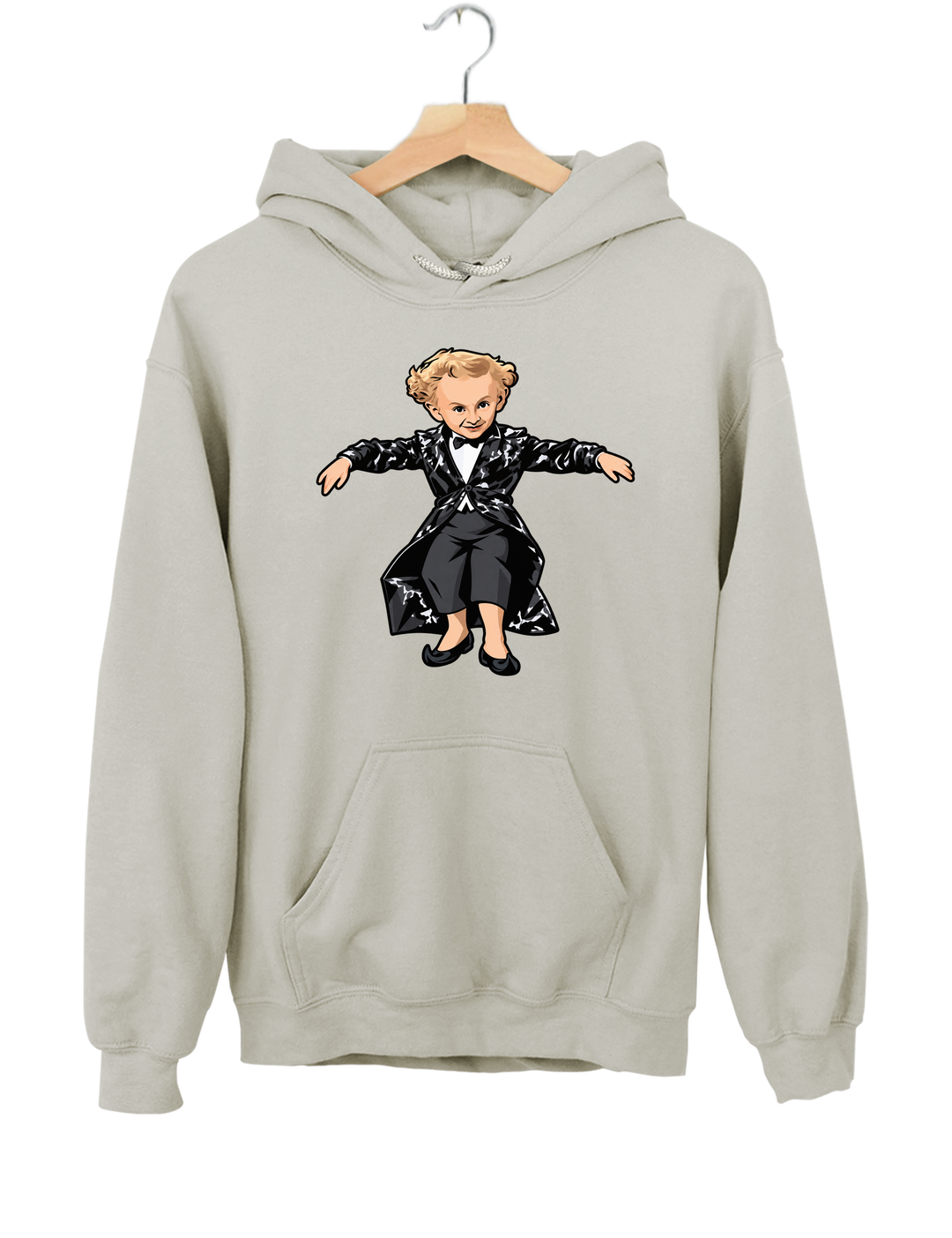 Rumpelstiltskin Tiptoeing Hoodie - Gray