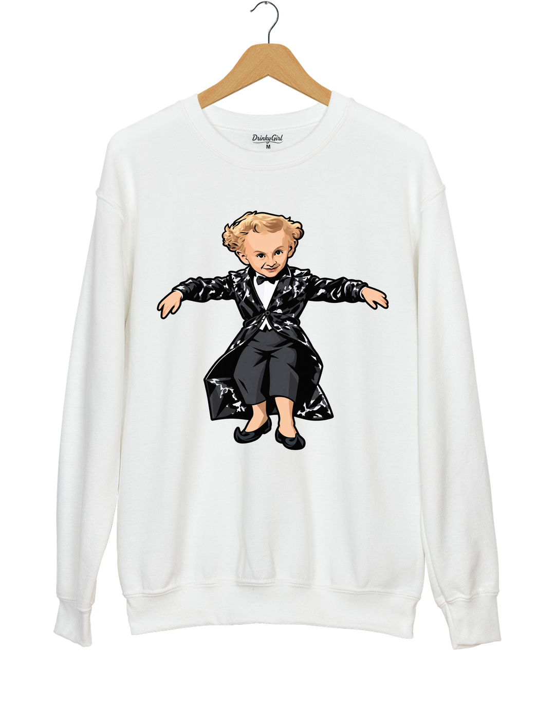 Rumpelstiltskin Tiptoeing Sweatshirt - White