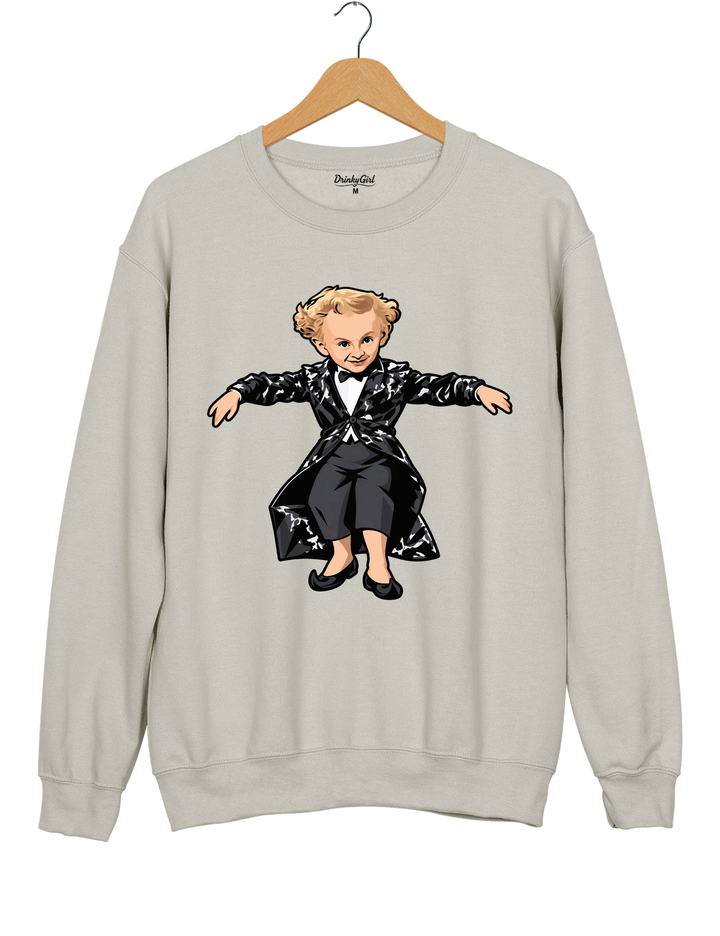 Rumpelstiltskin Tiptoeing Sweatshirt - Gray