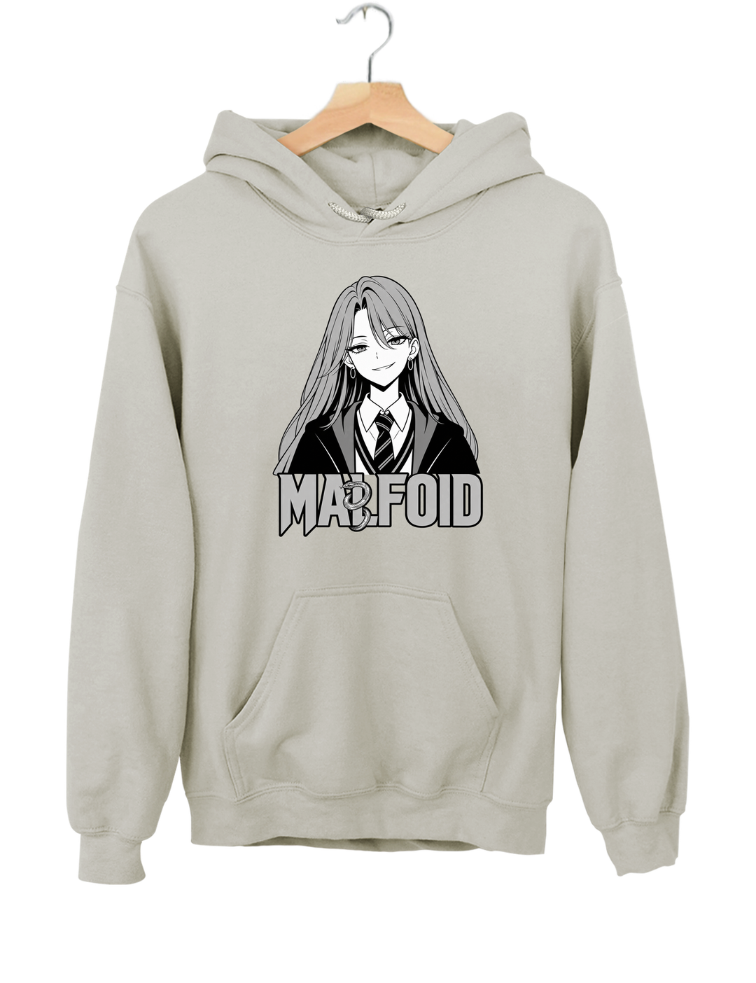 Slytherin Girl Malfoid Hoodie - Gray
