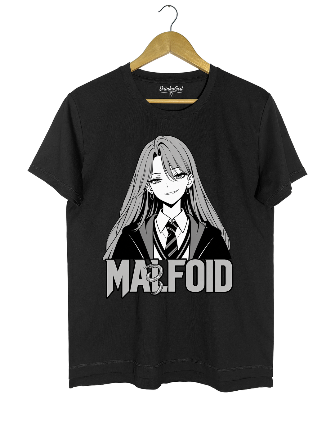 Slytherin Girl Malfoid Tee - Black