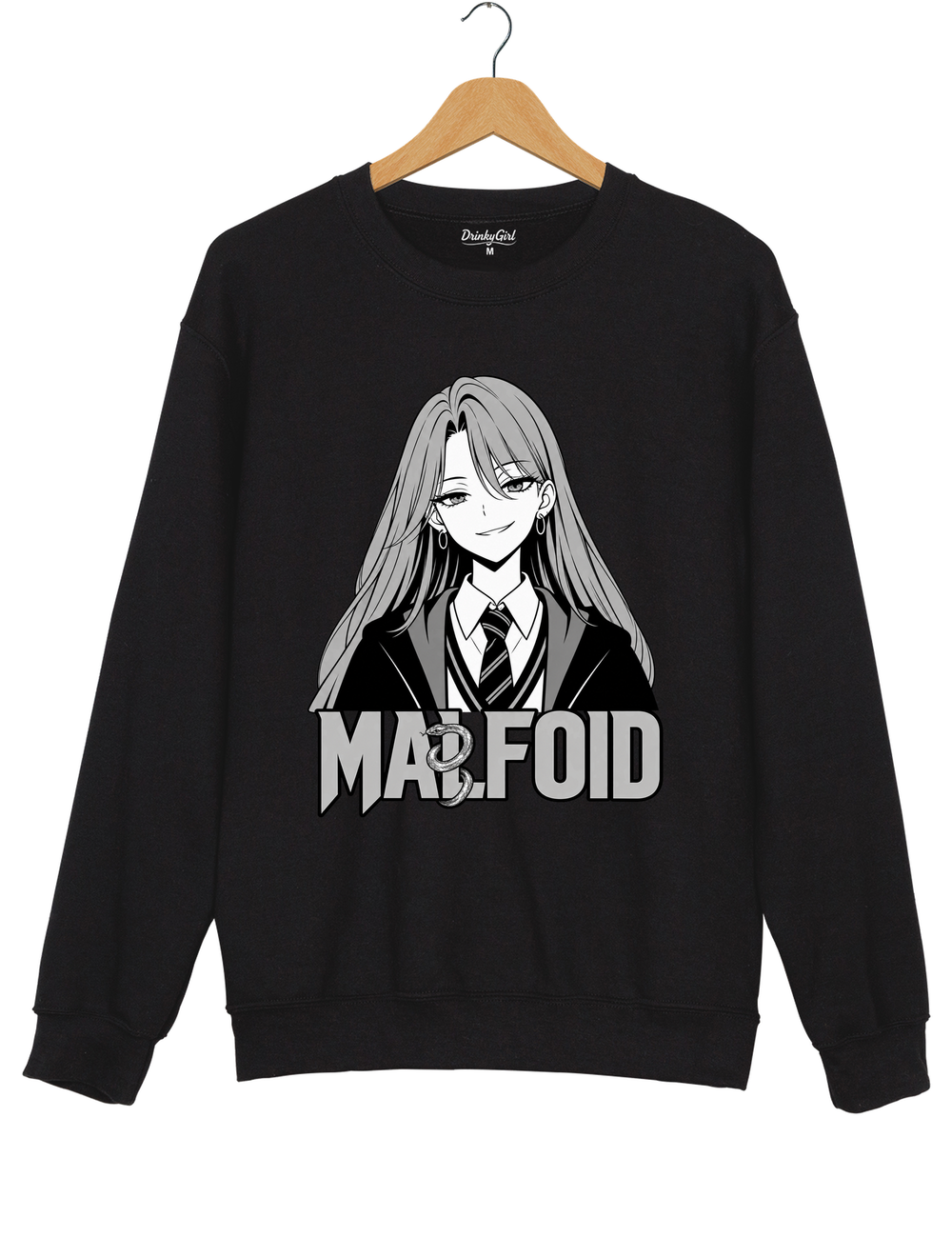 Slytherin Girl Malfoid Sweatshirt - Black