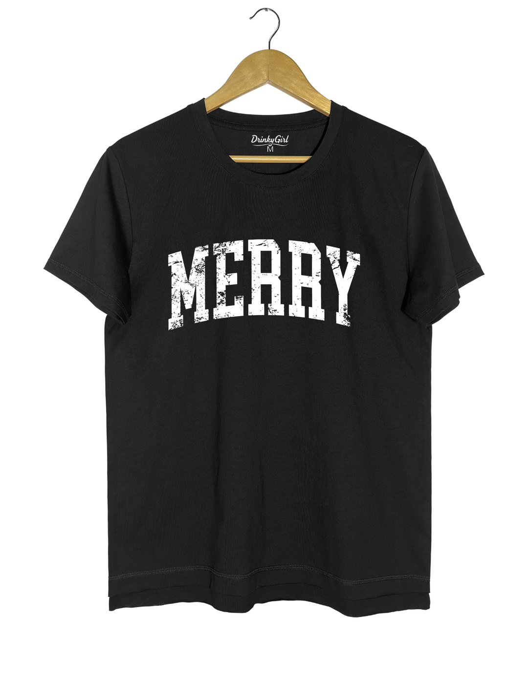 Retro Merry Tee - Black