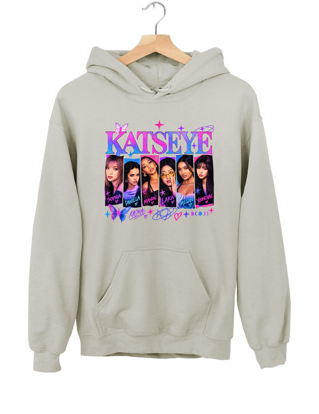 Katseye Girls 2026 Hoodie - Gray
