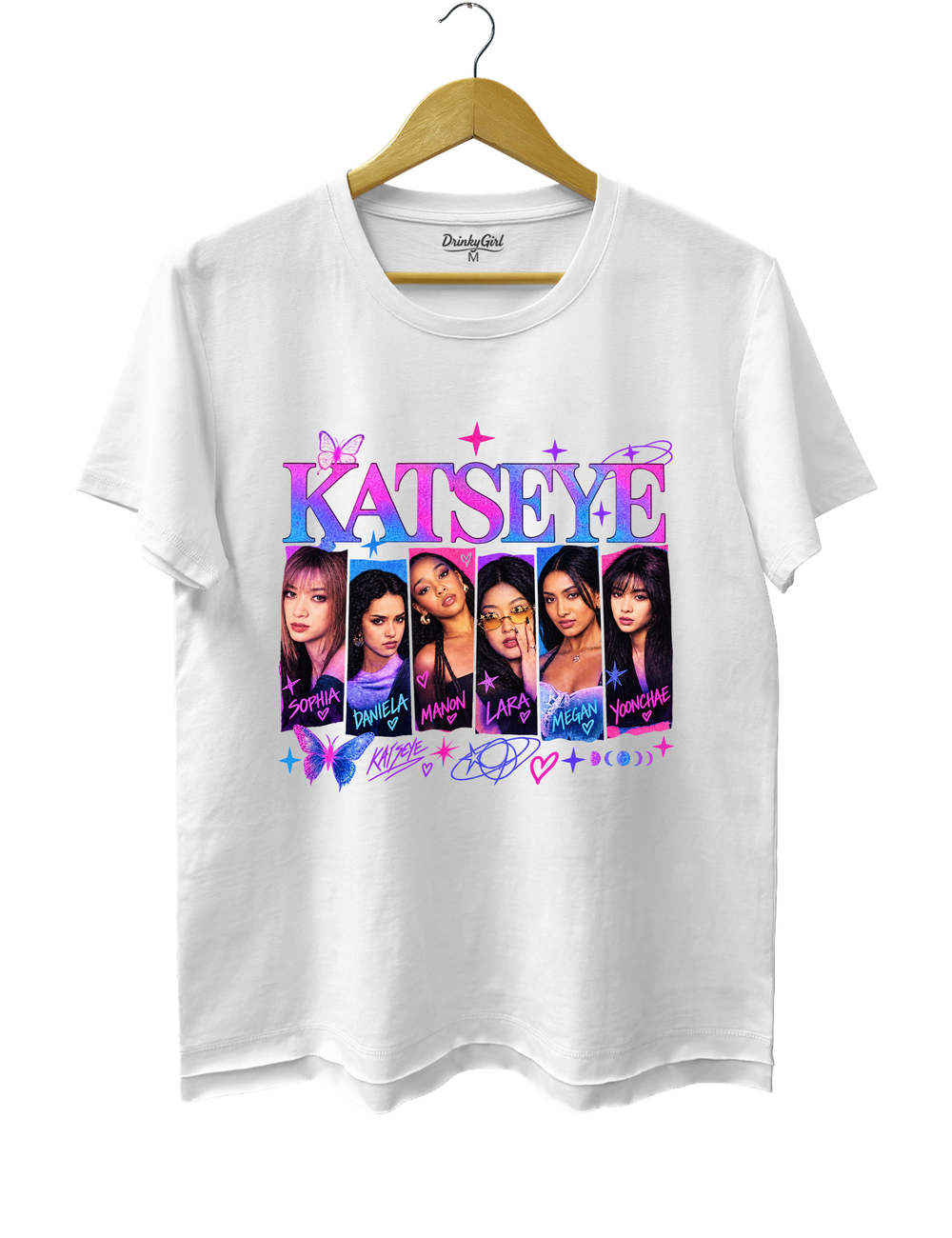 Katseye Girls 2026 Tee - White