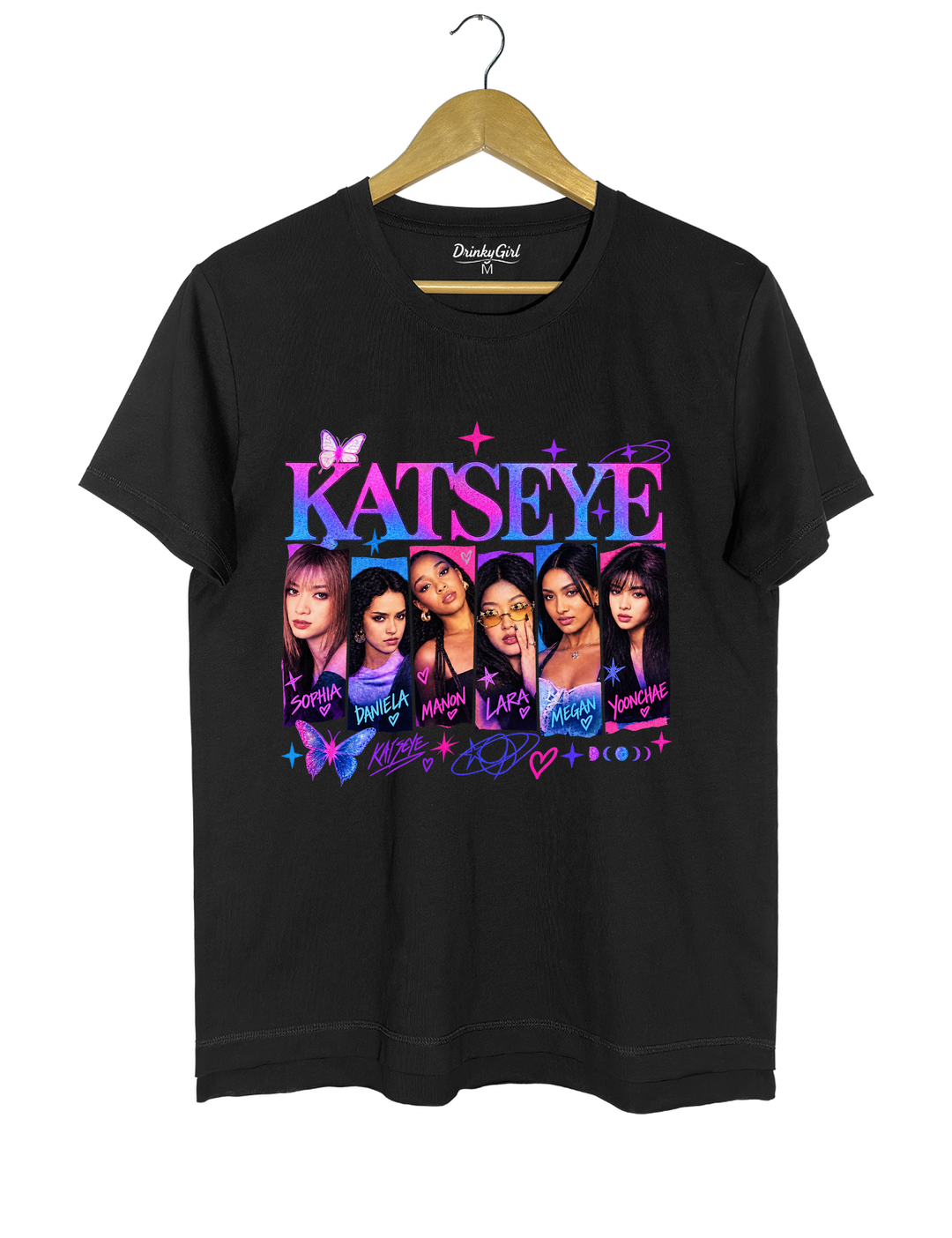 Katseye Girls 2026 Tee - Black