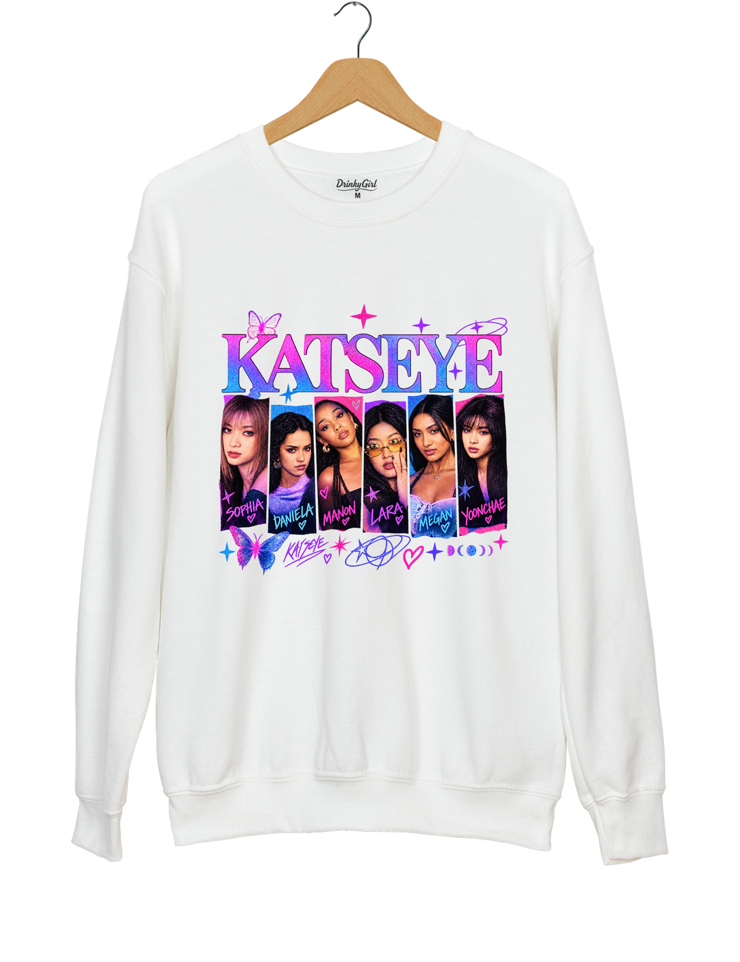Katseye Girls 2026 Sweatshirt - White
