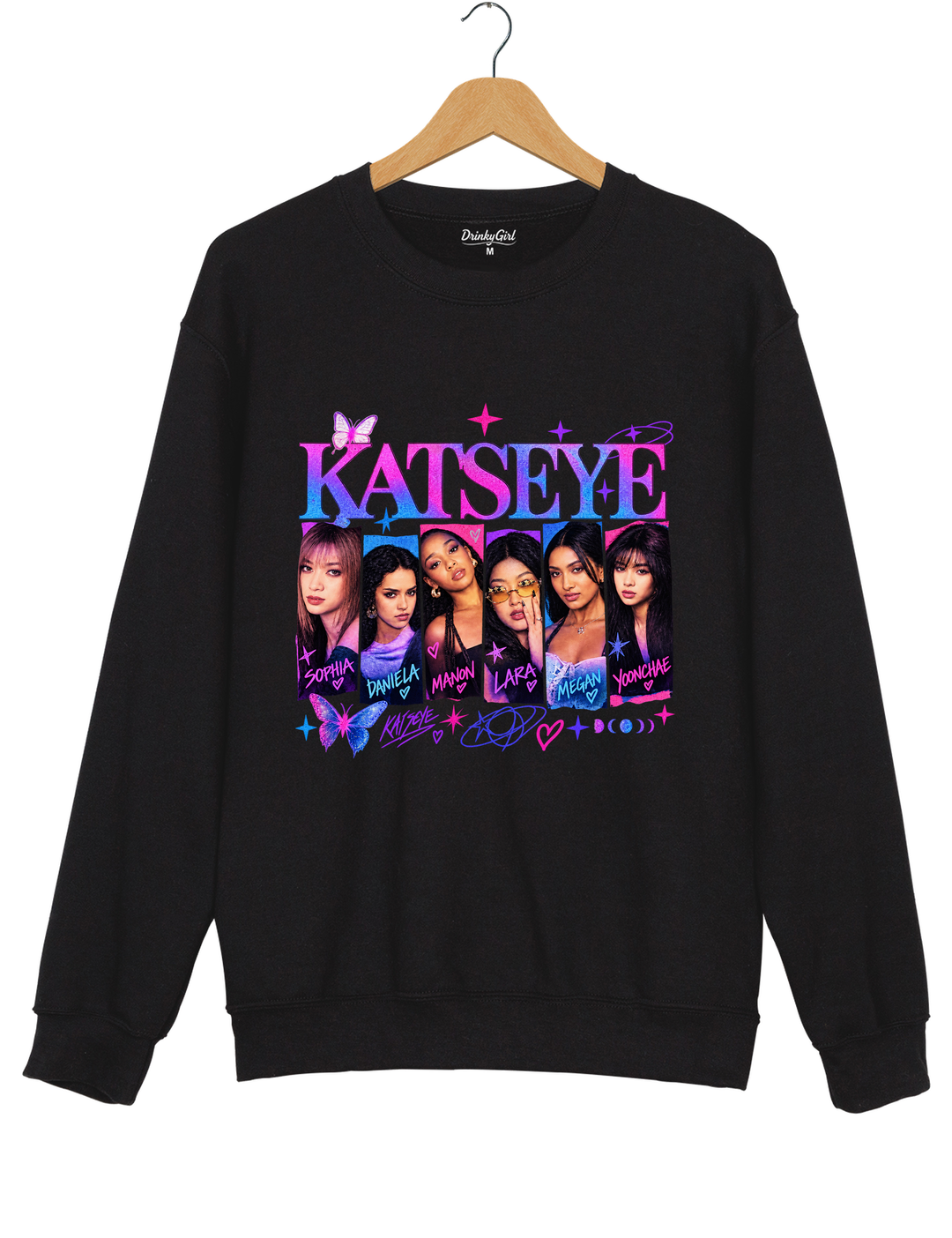 Katseye Girls 2026 Sweatshirt - Black
