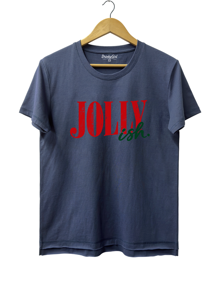 Jolly Ish Tee - Navy Blue