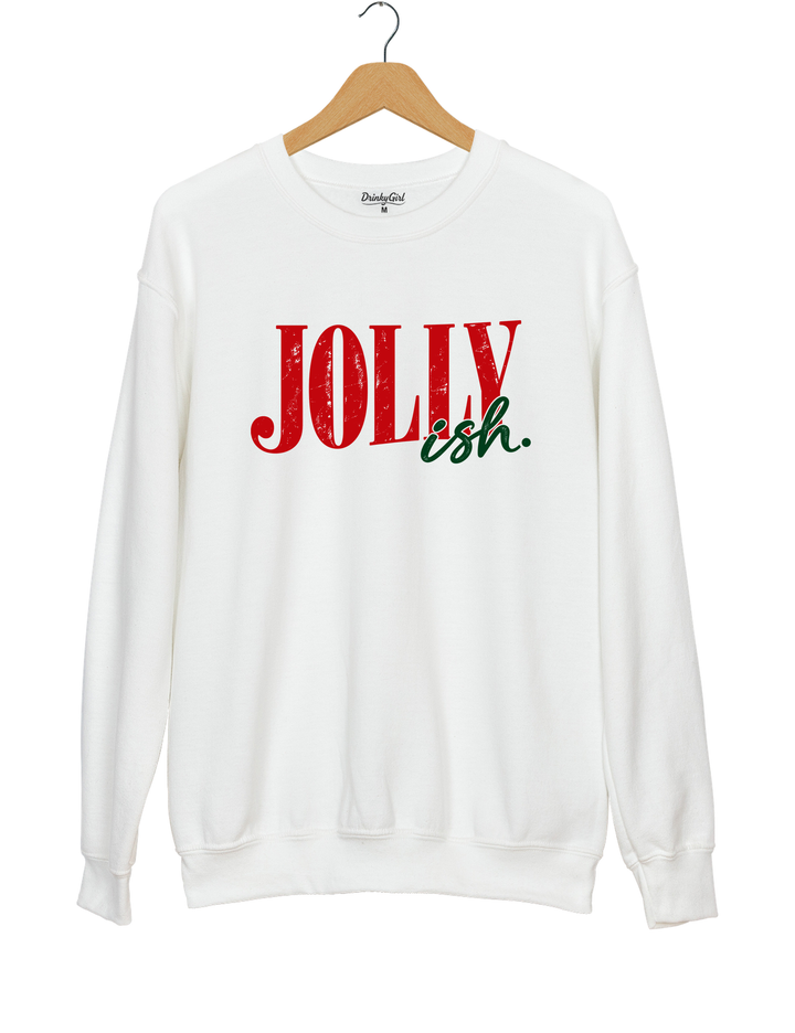 Jolly Ish Sweatshirt - White