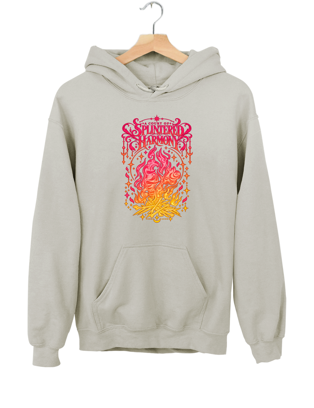 A Court Of Splintered Harmony Hoodie - Gray