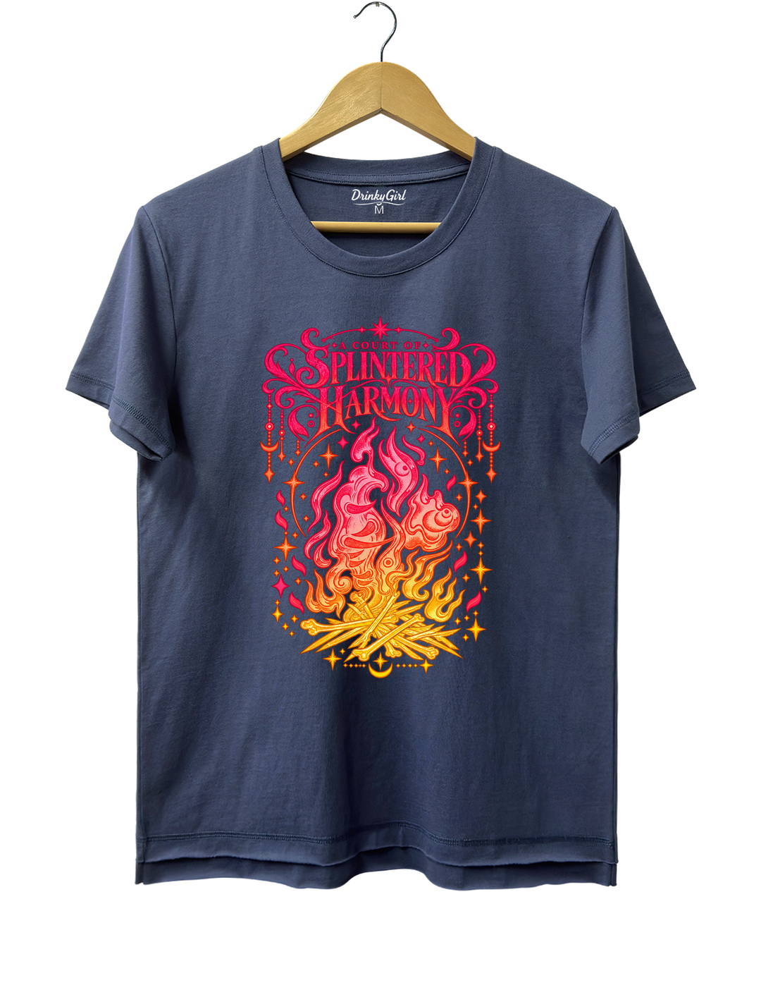 A Court Of Splintered Harmony Tee - Navy Blue