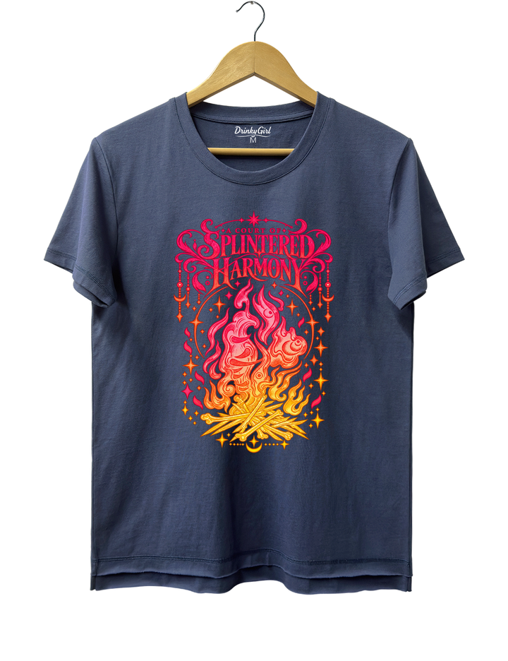 A Court Of Splintered Harmony Tee - Navy Blue