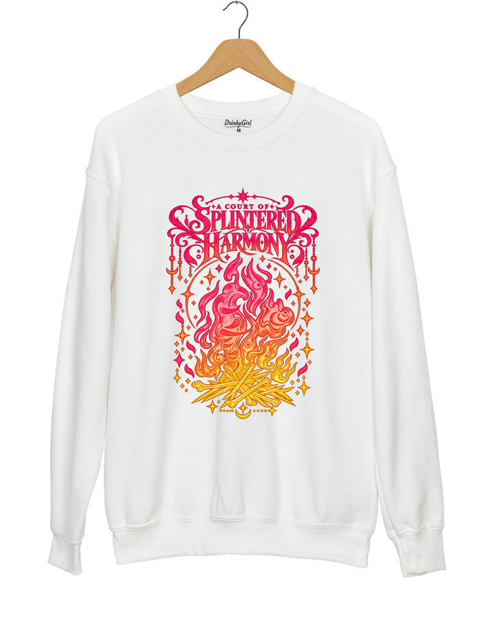 A Court Of Splintered Harmony Sweatshirt - White