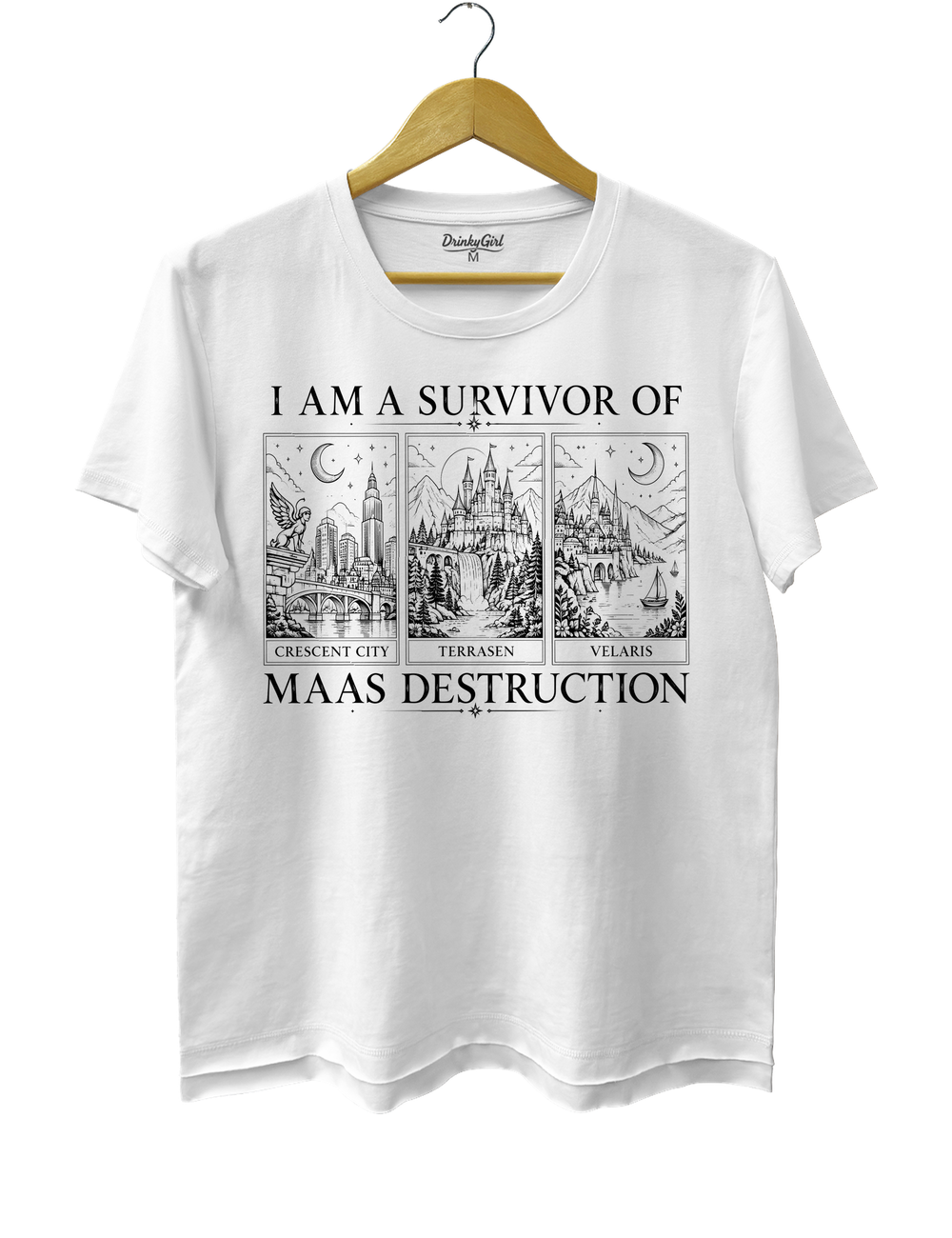 Survivor Of Maas Destruction Tee - White