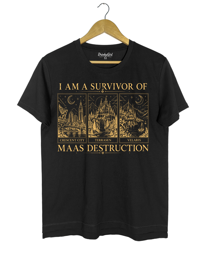 Survivor Of Maas Destruction Tee - Black
