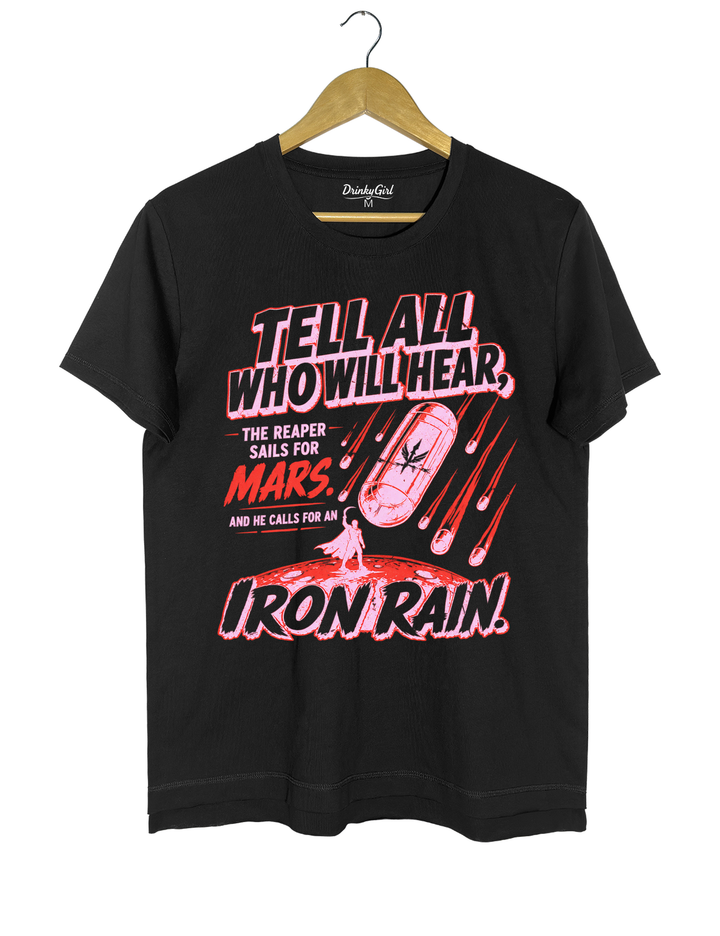 Red Rising IRON RAIN Tee - Black