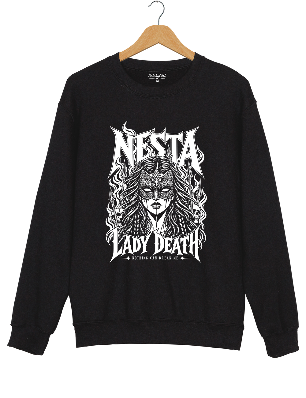 Nesta Archeron Valkyrie Acotar Sweatshirt - Black