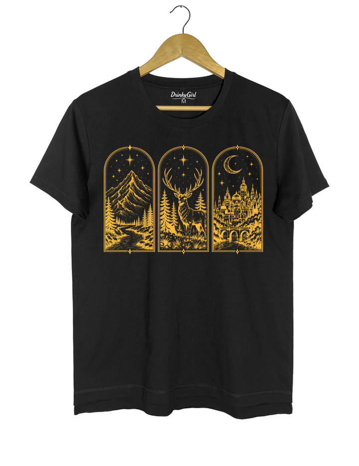 ACOTAR Book Postcard Tee - Black