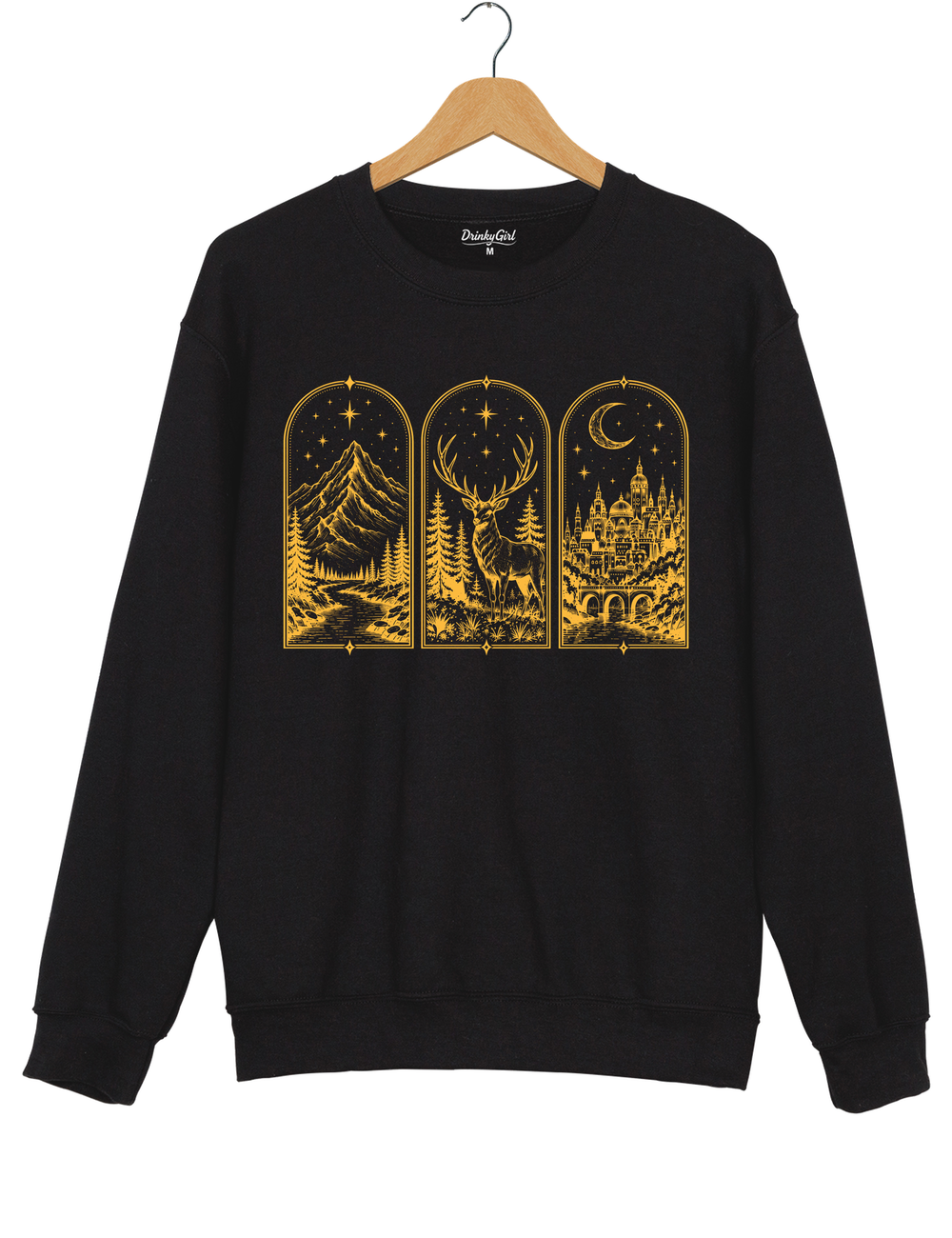 ACOTAR Book Postcard Sweatshirt - Black