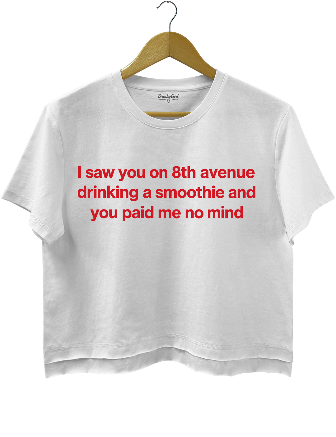 Dancing With The Stars Connor Wood 8th Avenue Smoothie Crop Top - White